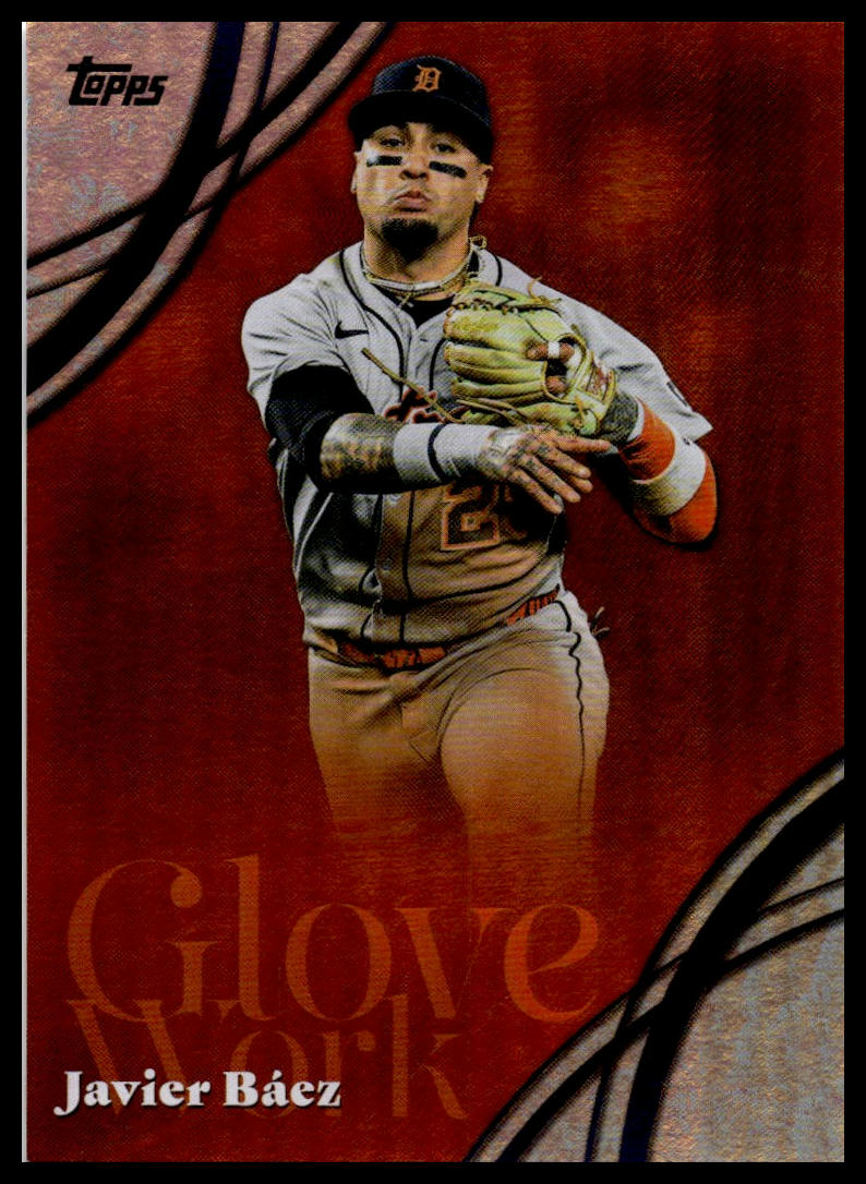 2026 Topps #GW-22 Javier Báez Glove Work