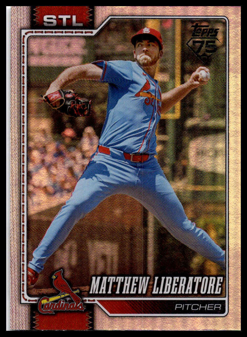 2026 Topps #621 Matthew Liberatore Rainbow Foil