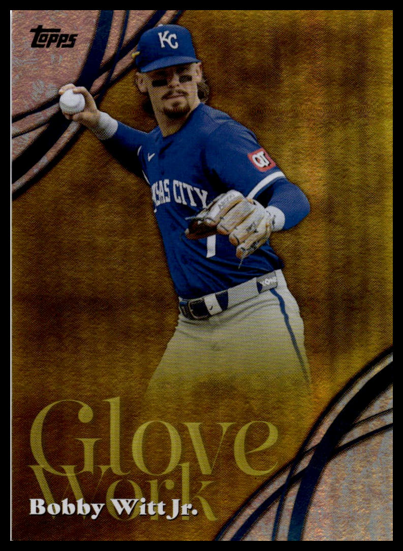 2026 Topps #GW-26 Bobby Witt Jr. Glove Work