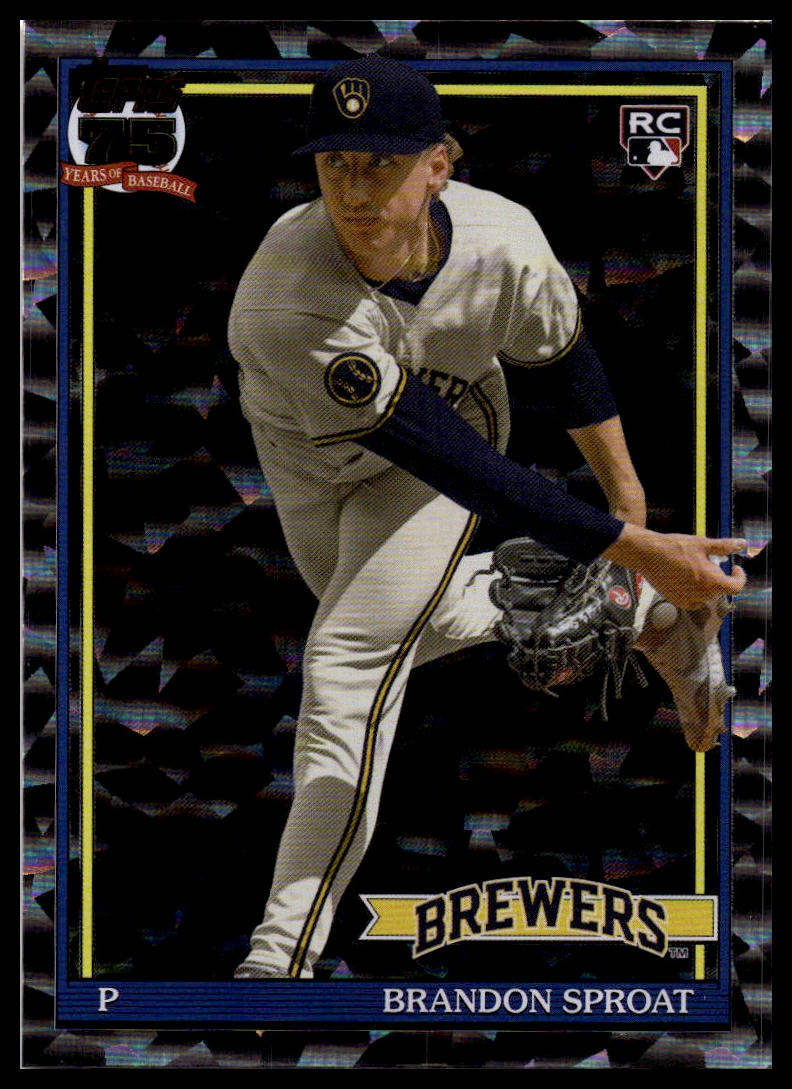 2026 Topps #91B2-8 Brandon Sproat 1991 Crackle Foil (Series Two)