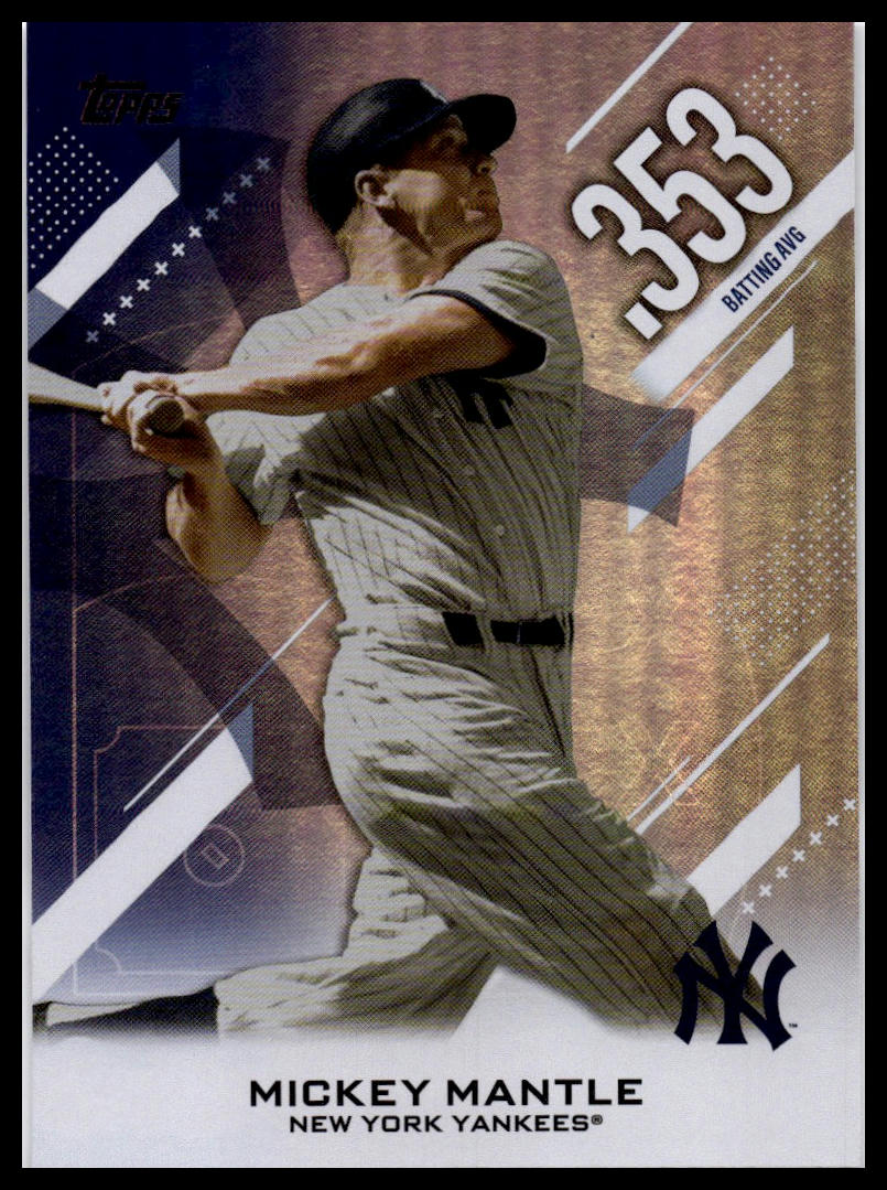 2026 Topps #CN-18 Mickey Mantle Crooked Numbers