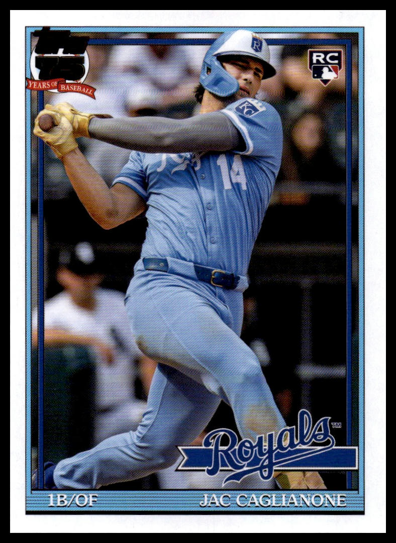 2026 Topps #91B2-43 Jac Caglianone 1991 (Series Two)