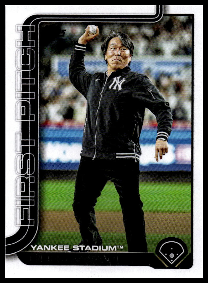2025 Topps Update #FPU-6 Hideki Matsui First Pitch