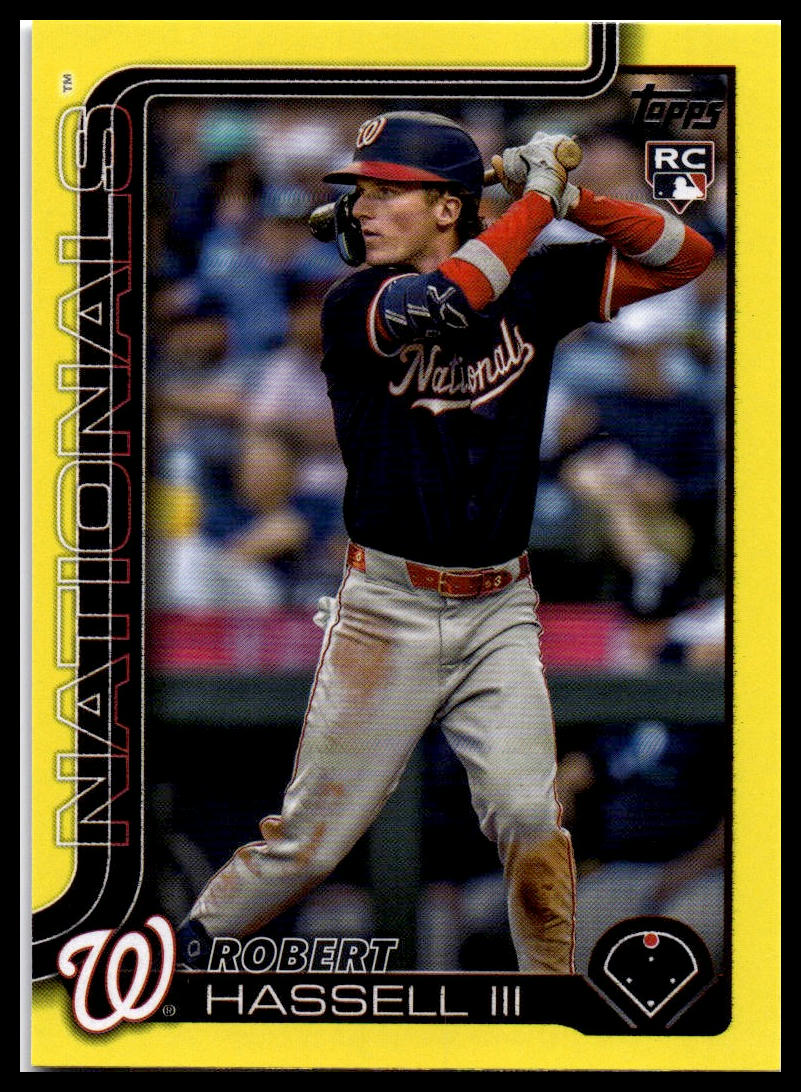 2025 Topps Update #US109 Robert Hassell III Yellow