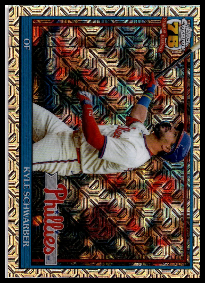2026 Topps #91C2-11 Kyle Schwarber 1991 Chrome Mojo (Series Two)