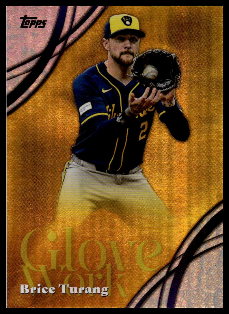 2026 Topps #GW-58 Brice Turang Glove Work
