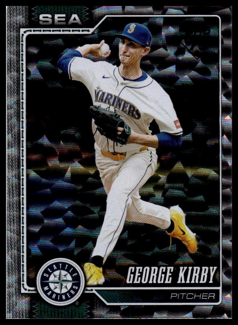 2026 Topps #493 George Kirby Silver Crackle Foil