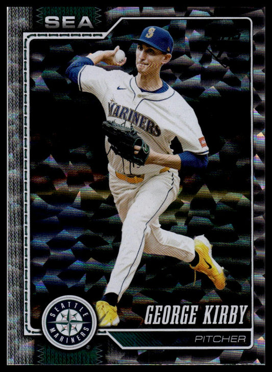 2026 Topps #493 George Kirby Silver Crackle Foil