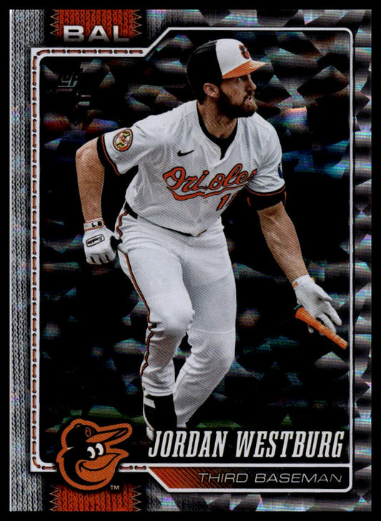 2026 Topps #613 Jordan Westburg Silver Crackle Foil