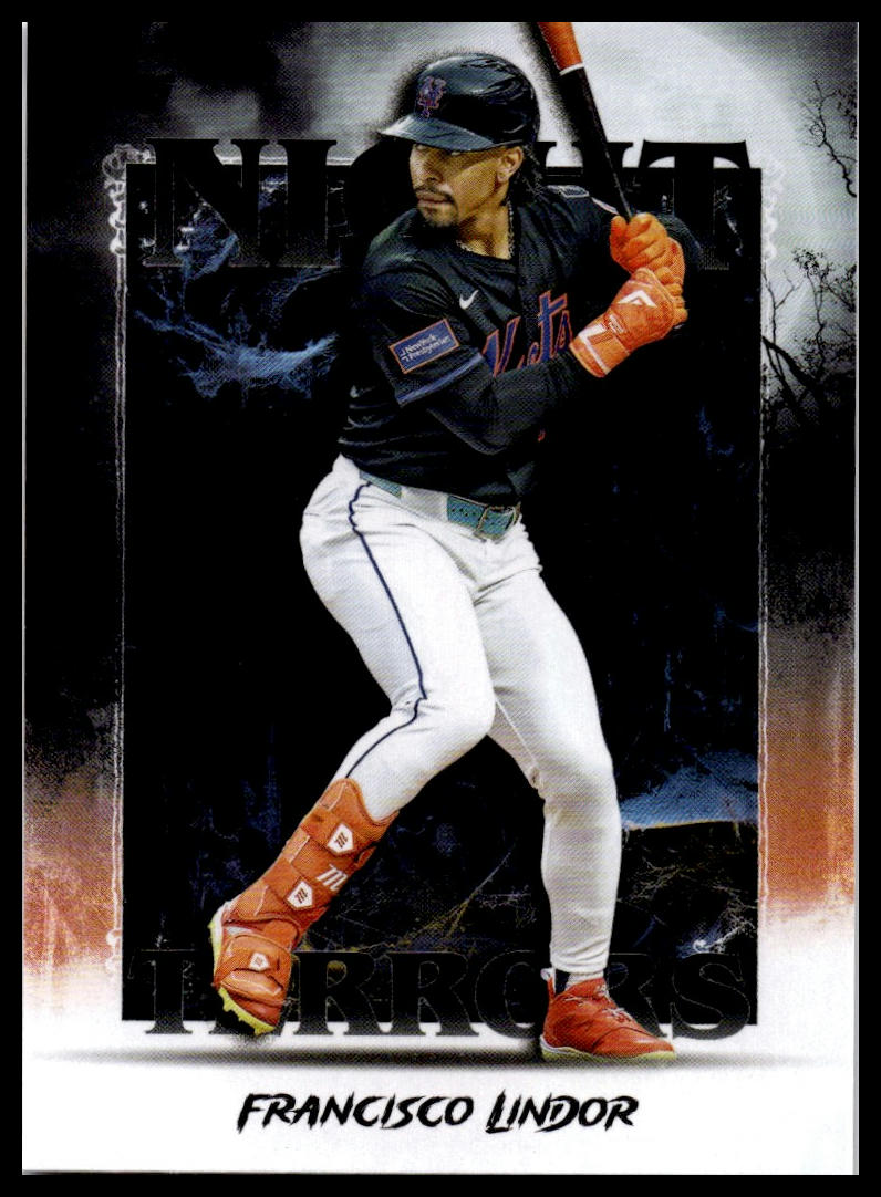 2025 Topps Update #NT-18 Francisco Lindor Night Terrors