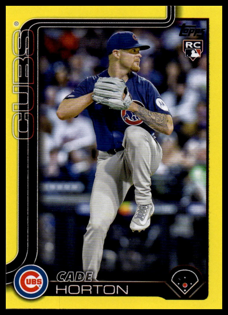 2025 Topps Update #US140 Cade Horton Yellow