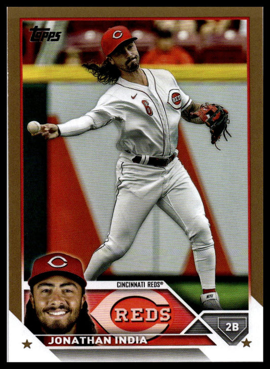 2023 Topps #594 Jonathan India Gold #/2023