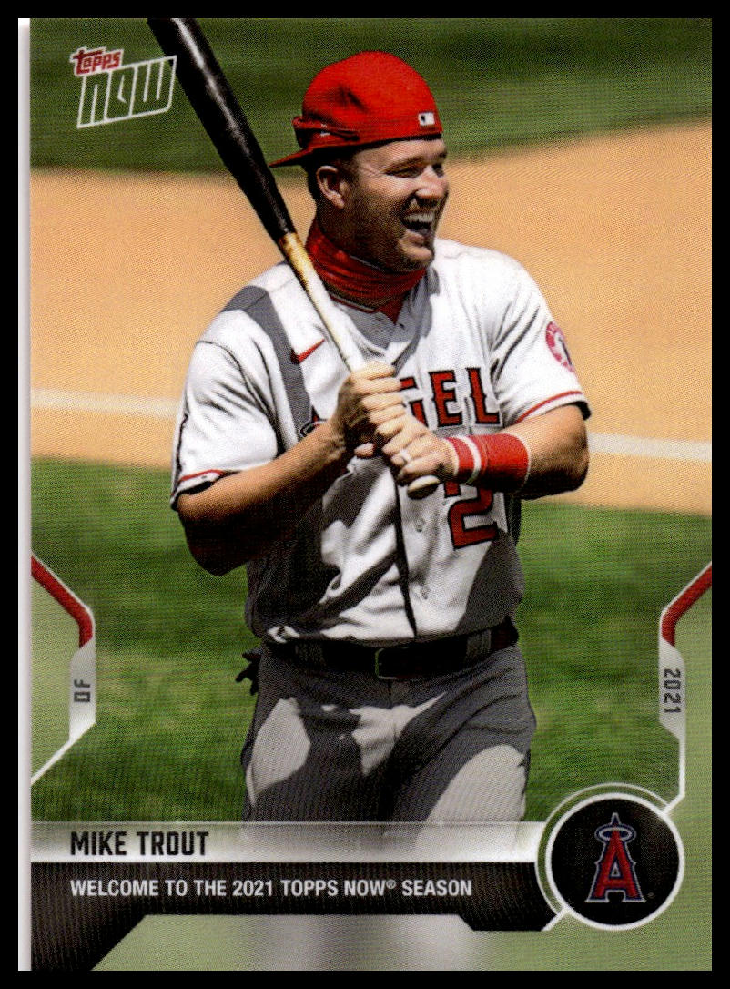 2021 Topps Now #WLCM Mike Trout