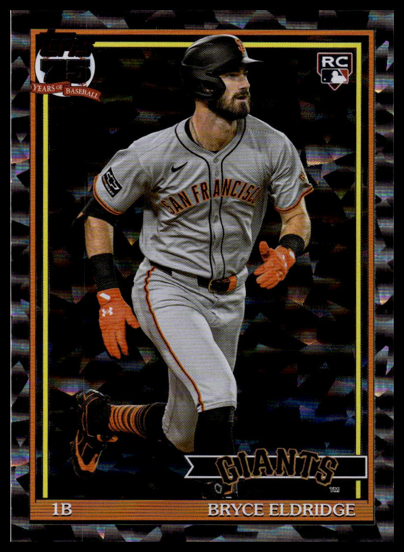 2026 Topps #91B2-21 Bryce Eldridge 1991 Crackle Foil (Series Two)