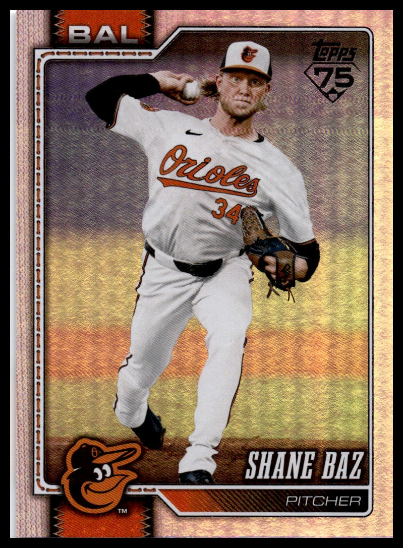 2026 Topps #475 Shane Baz Rainbow Foil