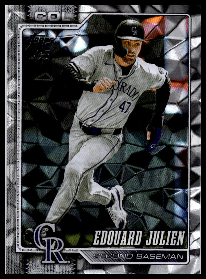 2026 Topps #660 Edouard Julien Diamante Foil