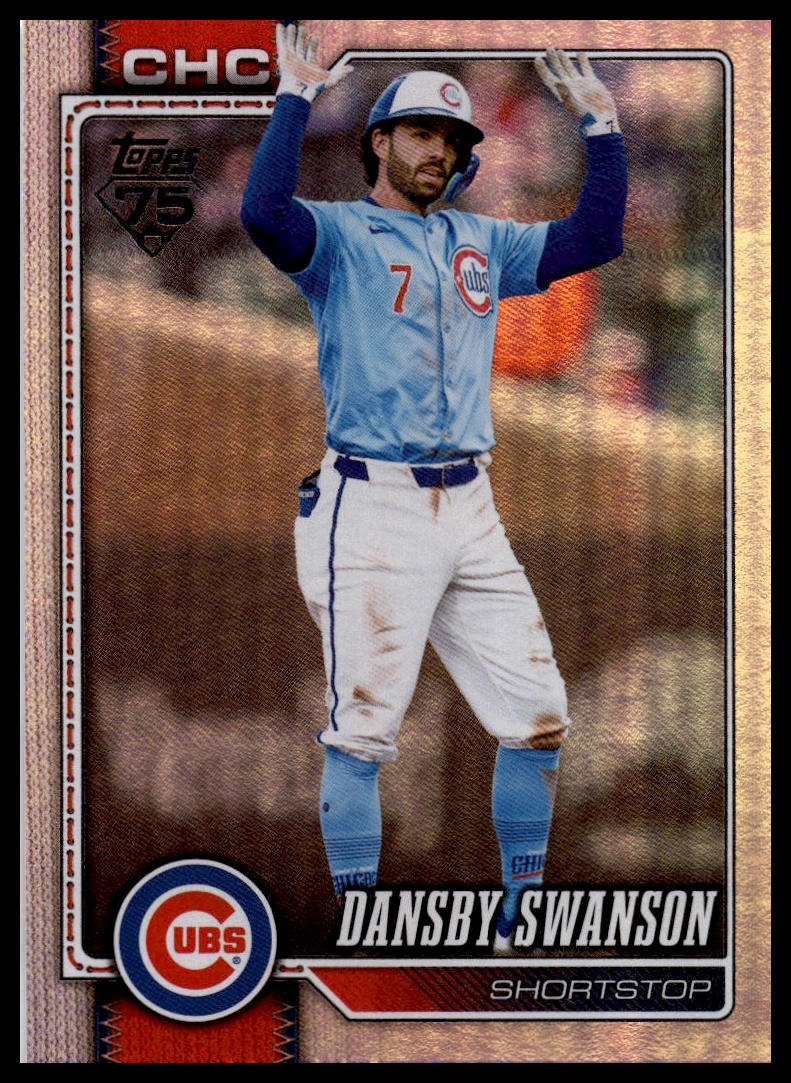 2026 Topps #550 Dansby Swanson Rainbow Foil