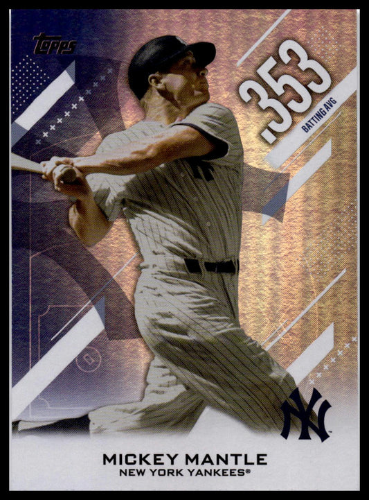 2026 Topps #CN-18 Mickey Mantle Crooked Numbers