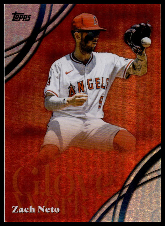 2026 Topps #GW-57 Zach Neto Glove Work