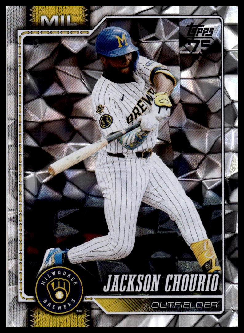 2026 Topps #448 Jackson Chourio Diamante Foil