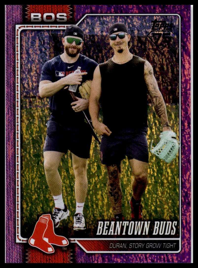 2026 Topps #576 Beantown Buds Pink Holo Foil