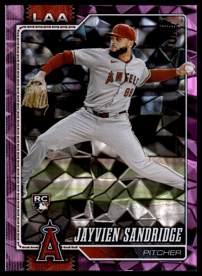 2026 Topps #511 Jayvien Sandridge Pink Diamante Foil