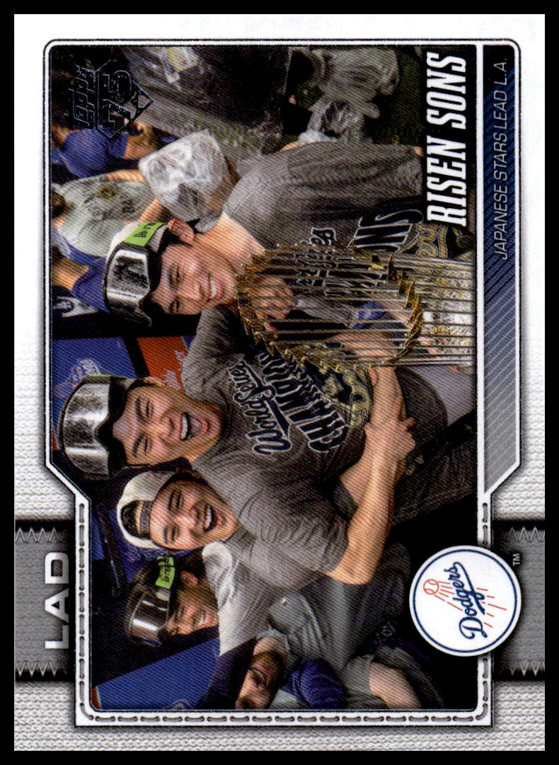 2026 Topps #642 Risen Sons (Shohei Ohtani / Roki Sasaki / Yoshinobu Yamamoto)