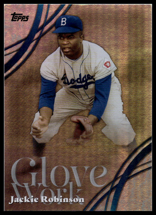 2026 Topps #GW-61 Jackie Robinson Glove Work