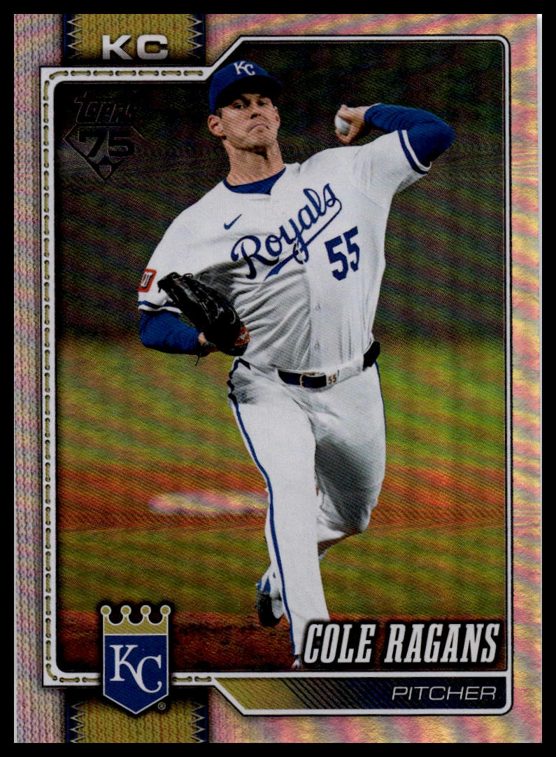 2026 Topps #484 Cole Ragans Rainbow Foil