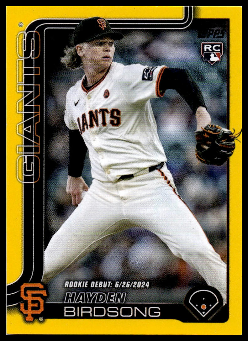 2025 Topps Update #US34 Hayden Birdsong Yellow