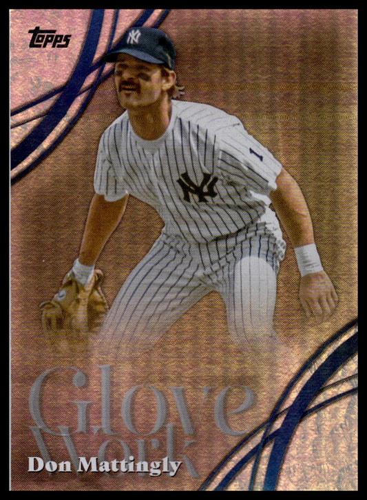 2026 Topps #GW-45 Don Mattingly Glove Work