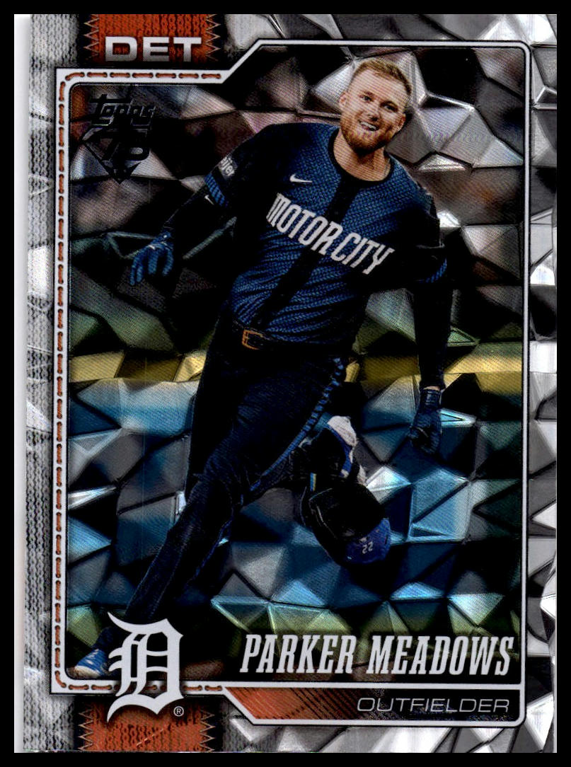 2026 Topps #404 Parker Meadows Diamante Foil