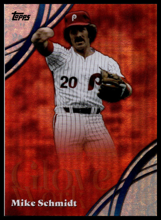 2026 Topps #GW-39 Mike Schmidt Glove Work