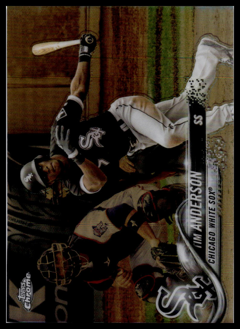 2018 Topps Chrome #44 Tim Anderson Refractor