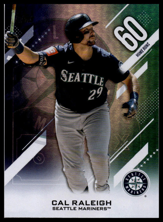 2026 Topps #CN-5 Cal Raleigh Crooked Numbers