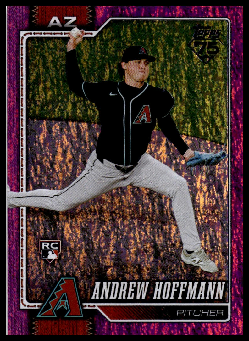 2026 Topps #696 Andrew Hoffmann Purple Holo Foil #/250