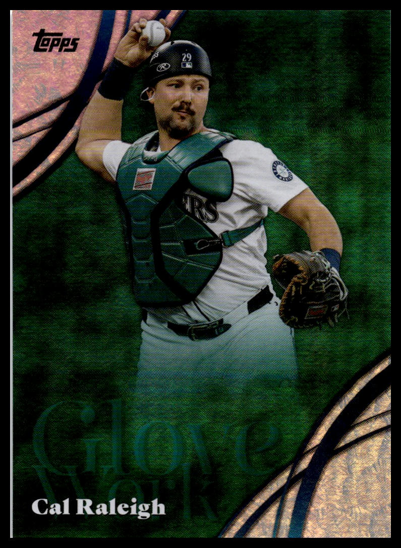 2026 Topps #GW-37 Cal Raleigh Glove Work