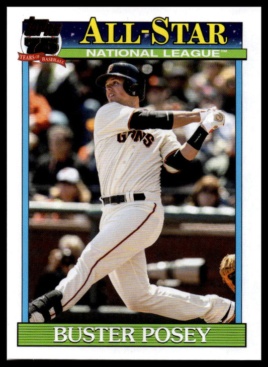 2026 Topps #91AS-18 Buster Posey 1991 Topps Baseball 35th Anniversary All-Stars