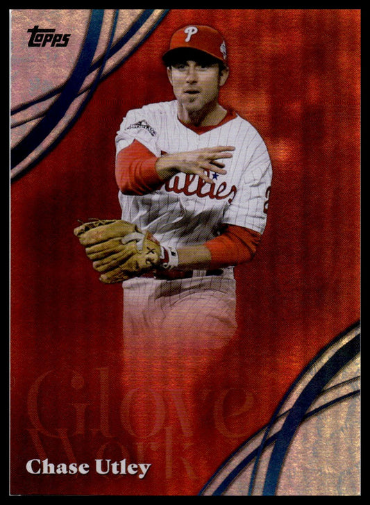 2026 Topps #GW-46 Chase Utley Glove Work