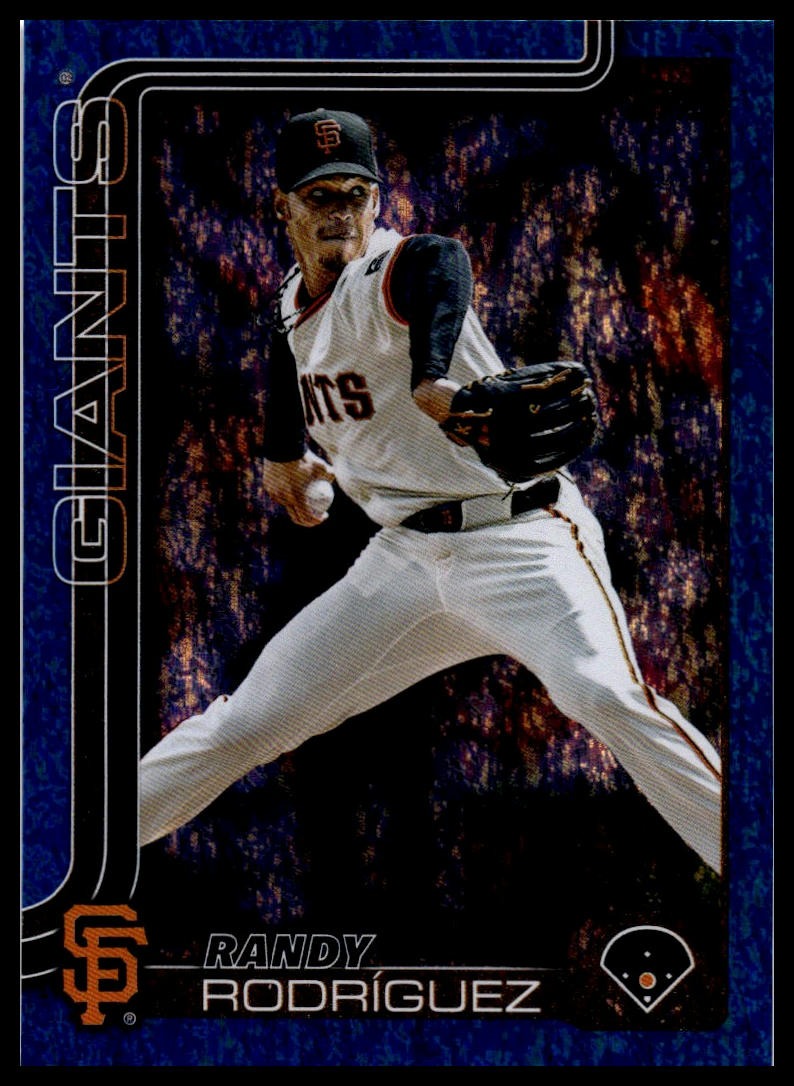 2025 Topps Update #US240 Randy Rodríguez Blue Holo Foil #/150