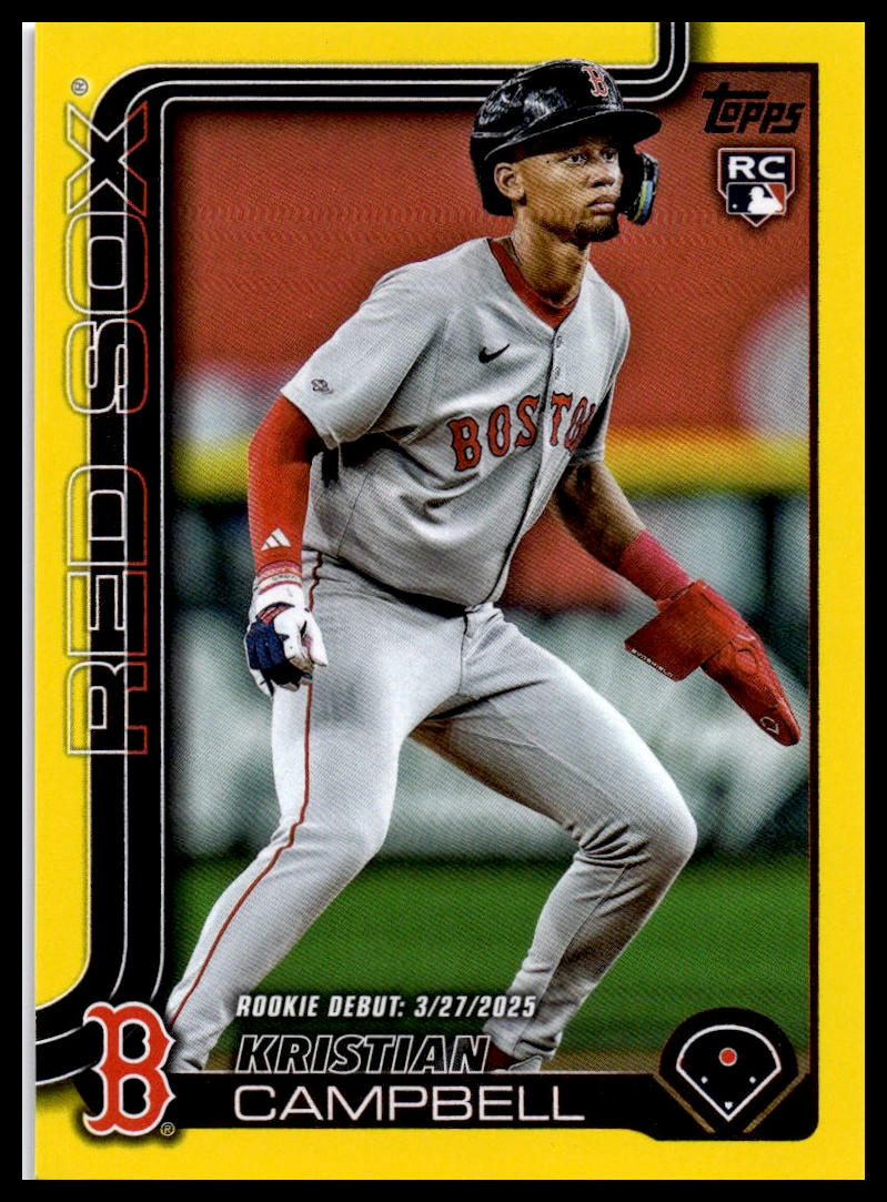 2025 Topps Update #US129 Kristian Campbell Yellow