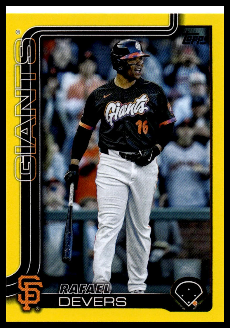 2025 Topps Update #US300 Rafael Devers Yellow