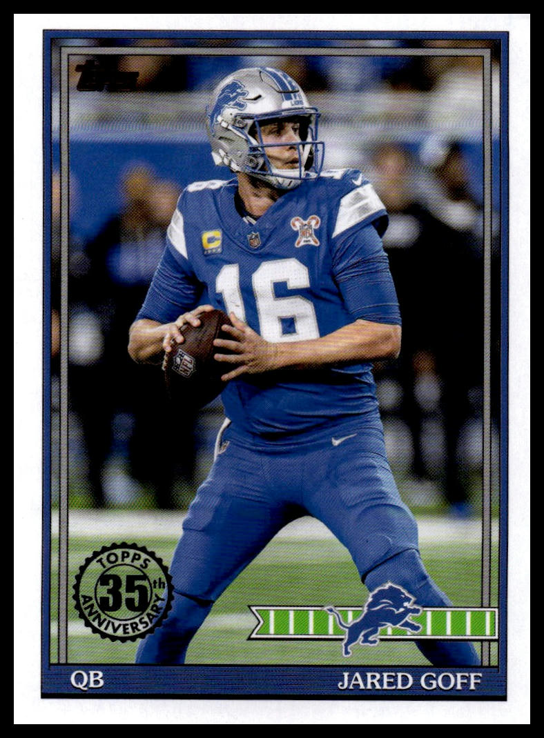 2026 Topps Flagship #91TF-37 Jared Goff 1991 Topps Football