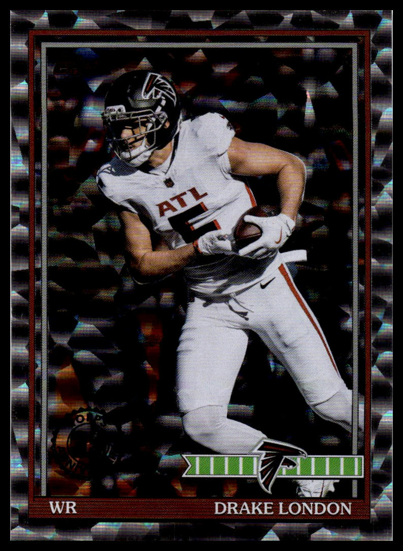 2026 Topps Flagship #91TF-5 Drake London 1991 Topps Football Crackle
