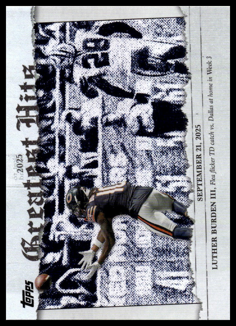 2026 Topps Flagship #25GH-LB Luther Burden III 2025 Greatest Hits