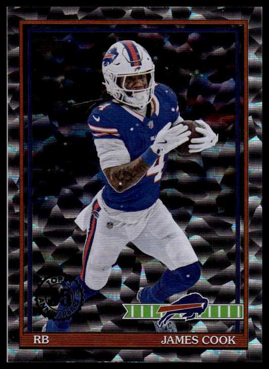 2026 Topps Flagship #91TF-12 James Cook 1991 Topps Football Crackle